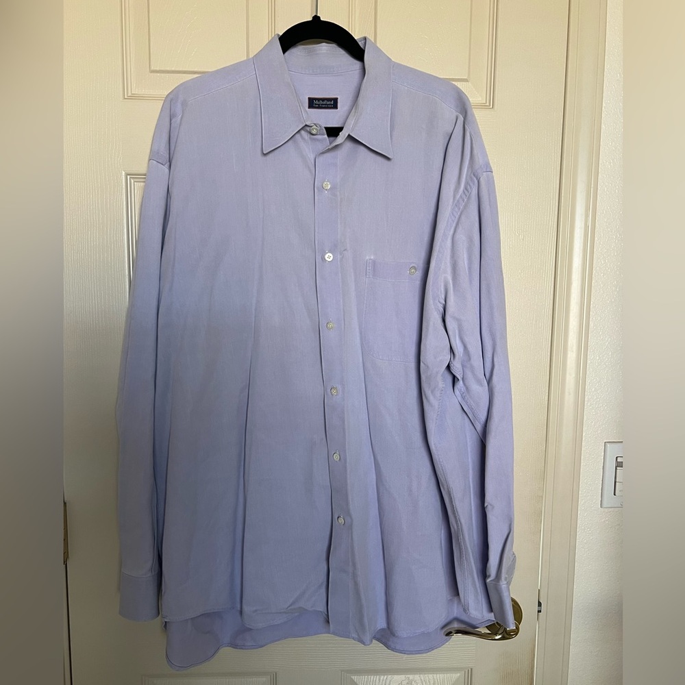 Mulholland San Francisco XXL Shirt Made in Italy Cotton Blend